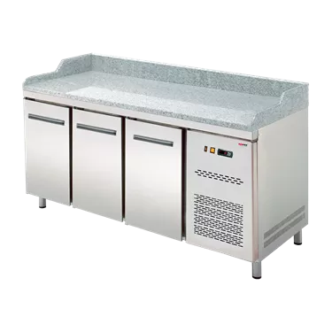 Cooling counter GN 1/1 pizza 2x door, 7x drawer | REDFOX - RTP 3D-2D7ZN