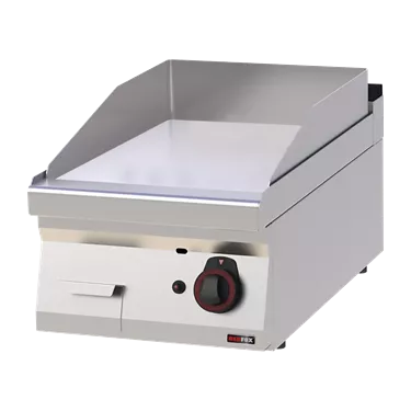 Fry-top griddle plate 40x51 gas chromed smooth without cabinet | REDFOX - FTHC 70/04 G