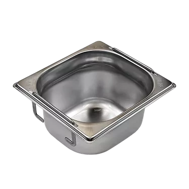 GN container GN 1/6 - 65 handles stainless steel | REDFOX - GN 1/6-65 U