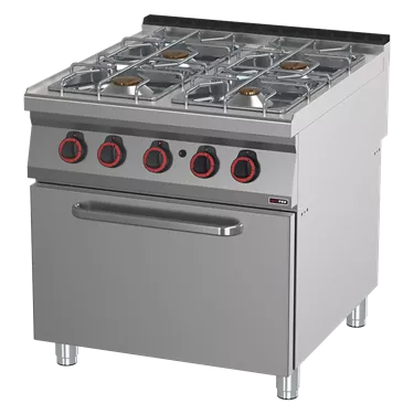 Cooking range gas with oven 2/1 | REDFOX - SPT 90/80 21 G