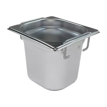 GN container GN 1/6 - 150 handles stainless steel | REDFOX - GN 1/6-150 U
