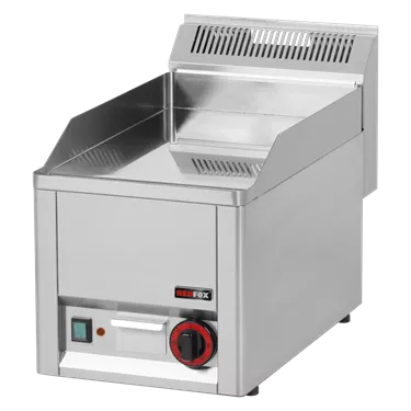 Fry-top griddle plate 32x48 electric chromed smooth without cabinet 230 V | REDFOX - FTHC 30 EL
