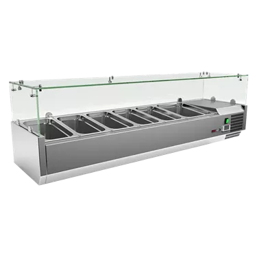 Cooling display 1x GN 1/2 + 5x GN 1/3 | REDFOX - MCH 3150