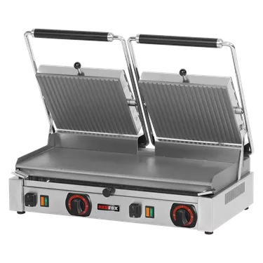 Panini grill smooth electric 57x24 400 V | REDFOX - PD 2020 L