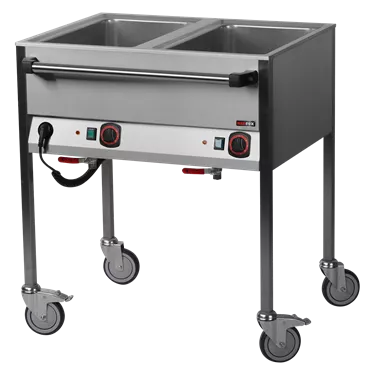 Bain marie electric GN 2-1/1 controllers on longer side  | REDFOX - VLPD 2120