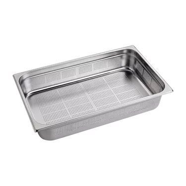 GN container perforated GN 1/1 - 100 stainless steel | REDFOX - GND 1/1-100