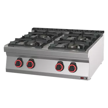 Cooking range gas 4x burner ECO without cabinet | REDFOX - SPB 70/08 G