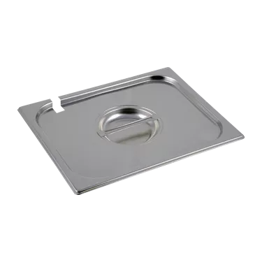Lid GN 1/2 notched for spoon stainless steel | REDFOX - VGN 1/2 N