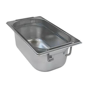 GN container GN 1/4 - 100 handles stainless steel | REDFOX - GN 1/4-100 U