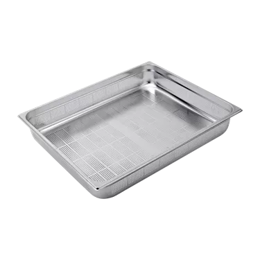 GN container perforated GN 2/1 - 100 stainless steel | REDFOX - GND 2/1-100