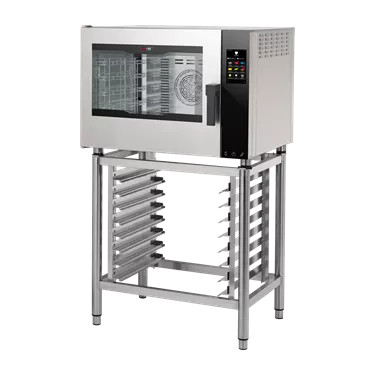 Convection oven electric Direct steam Color touch screen Automatic cleaning Left-hinged door 5x GN 1/1 | REDFOX - MPDN 0511 ELAM