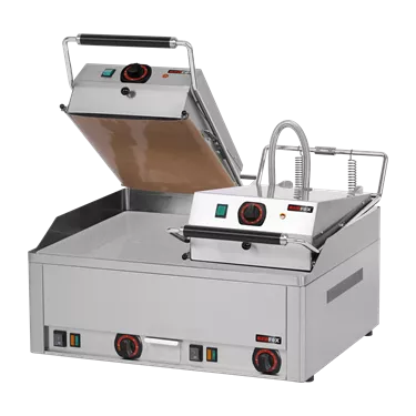 Steak grill electric double 65x48 table durable chrome | REDFOX - KD 66 E