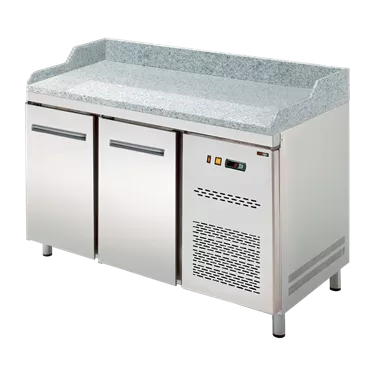 Cooling counter GN 1/1, pizza, 2 door, without display | REDFOX - RTP 2D