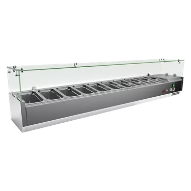 Cooling display 10 x GN 1/4 | REDFOX - MCH 4200