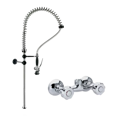 Shower with tap wall mounted | REDFOX - DOC 2+