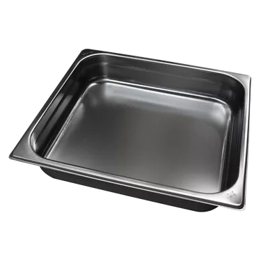 GN container GN 2/1 - 150 handles stainless steel | REDFOX - GN 2/1-150 U