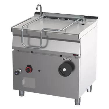 Tilting bratt pan manual gas 50 l stainless steel bottom | REDFOX - BR 70/80 G/N